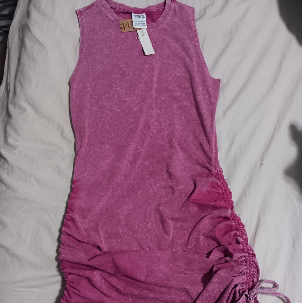 Nwt Victorias Secret Pink Sleeveless Dress Size Xsmall
